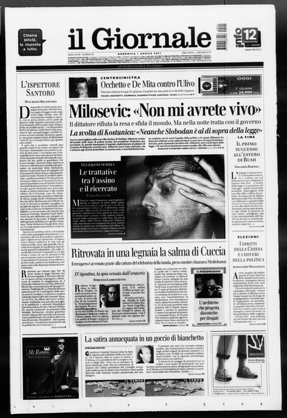 Il giornale : quotidiano del mattino